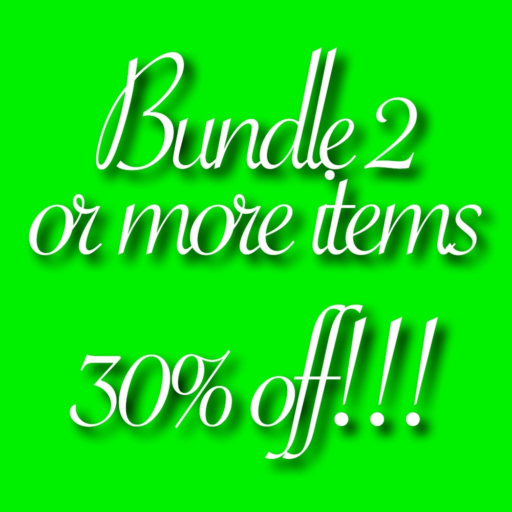 🟢 SALE!!! 🟢 BUNDLE 2 or more and SAVE 30%
